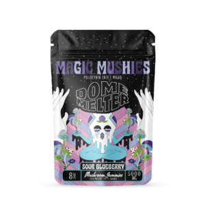 Domemelter – Sour Blueberry 8 Count Mushroom Gummies – Simple Vapes
