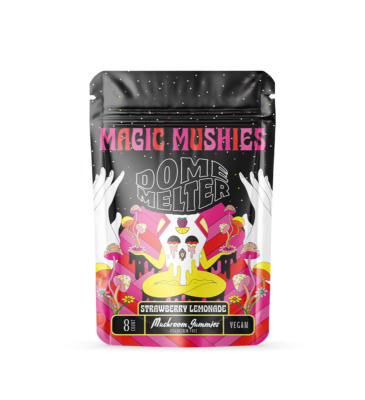 Domemelter – Strawberry Lemonade 8 Count Mushroom Gummies – Simple Vapes